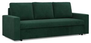 Kanapa 3 osobowa, BLOM, sztruks, 220x92x92 cm, butelkowa zieleÅ | TYLETEGOTU