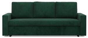 Kanapa 3 osobowa, BLOM, sztruks, 220x92x92 cm, butelkowa zieleÅ | TYLETEGOTU