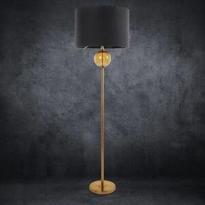 Lampa podłogowa EUROFIRANY Leona 467325 Czarno-złoty wysokość 165 cm