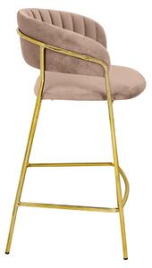Krzesło Barowe Margo 65 Khaki / Beżowe