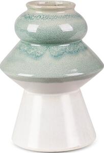 Wazon EUROFIRANY Liana 17 x 23 cm Kremowo-miętowy