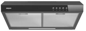 Okap AKPO WK-7 K glass 50 Czarny/czarne szkÅo 285m3/h 71dB klasa C