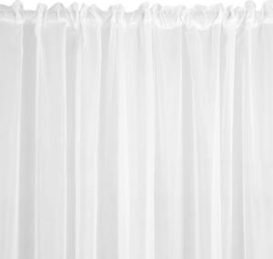 Firana gotowa EUROFIRANY Lucy 300 x 160 cm BiaÅy