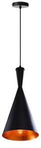 Lampa sufitowa metalowa klosz wisząca AT9-1SZ-Black