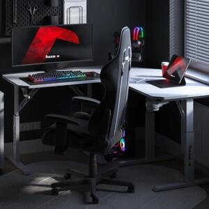Biurko gamingowe HUZARO Hero 7.3 Biały