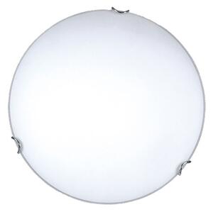 Biały minimalistyczny plafon sufitowy 30 cm - S924-Safi