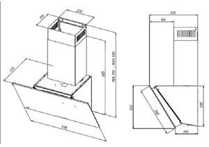 Okap AKPO WK-4 Smart 60 Czarny 69dB klasa C