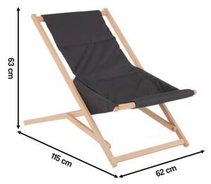 Leżak PATIO Gozo Premium 409579 Grafit