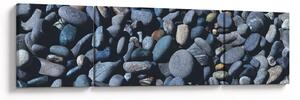 Obraz kamyków z plaży (170x50 cm)