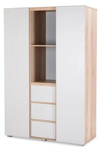 Szafa DALIA 120cm buk/szara 3-segmentowa