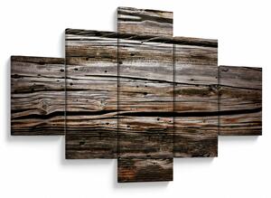 Obraz - drewno sezonowe (125x70 cm)