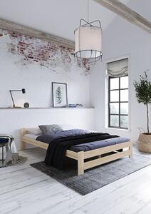 Drewniane łóżko w stylu skandynawskim 120x200 - Difo 3X