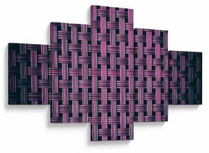 Obraz fioletowej tekstury (125x70 cm)