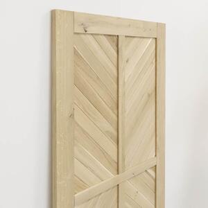 Drzwi przesuwne drewniane dębowe SZEWRON LINE
