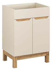 Szafka pod umywalkę BALI 2D 60 cm kaszmirowy mat