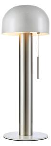 Lampa stołowa w kolorze srebra i bieli (wysokość 46 cm) Costa – Markslöjd