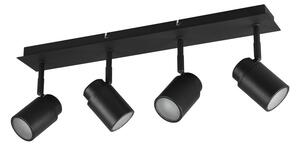 Metalowa lampa punktowa w kolorze matowej czerni 19x52 cm Angelo – Trio