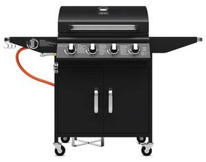 Grill ogrodowy gazowy KOLER Relish v2 Czarny 16 kW 66 x 40 cm