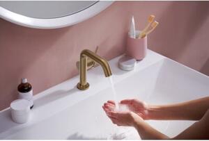 Bateria umywalkowa HANSGROHE Tecturis S 110 Fine CoolStart Ecosmart+ 73320140 Brąz szczotkowany