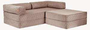 Narożna sofa modułowa ze sztruksu Family Funzy