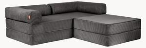 Narożna sofa modułowa ze sztruksu Family Funzy
