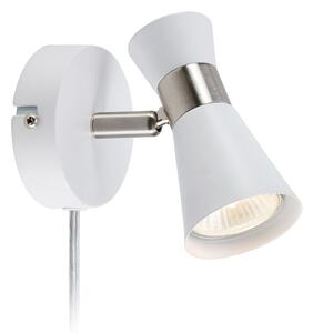 Biały kinkiet (długość 12 cm) Folie – Markslöjd