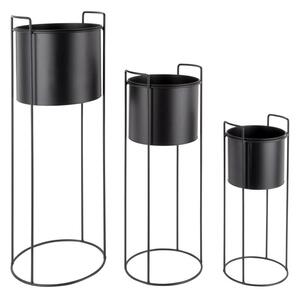 Metalowe osłonki na doniczki zestaw 3 szt. ø 28 cm Essence – PT LIVING