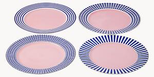 Komplet talerzy z porcelany Aunty, 4 elem