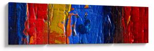 Obraz malarskich kolorów (170x50 cm)