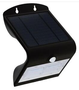 V-Tac LED Kinkiet solarny z czujnikiem LED/3W/3,7V 3000/4000K IP65 czarny VT0772