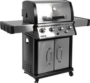 Grill ogrodowy gazowy YATO YG-20013 17.5 kW 65 x 46 cm