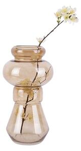 Brązowy szklany wazon PT LIVING Morgana, wys. 35 cm