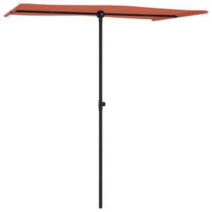 Parasol ogrodowy na aluminiowym słupku, 180x110 cm, terakota