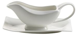 Biała porcelanowa sosjerka Maxwell & Williams Motion, 400 ml