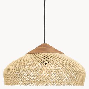Lampa wisząca z rattanu Sixtine
