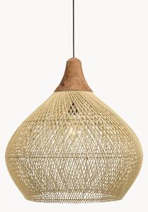 Lampa wisząca z rattanu Sixtine