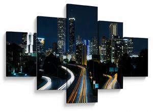 Obraz nocnej metropolii (125x70 cm)