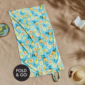 Zielony ręcznik plażowy 150x75 cm Summer Fruits – Catherine Lansfield