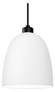 Biała podwójna lampa wisząca z czarnym kablem Sotto Luce Awa Matte