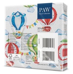 Serwetki papierowe PAW 33x33 cm dekoracyjne stołowe na przyjęcie 20 szt