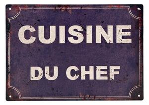 Blaszana tabliczka Cusine Du Chef