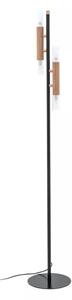 Lampa stojąca podłogowa skandynawska drewniane elementy 152 cm 2xG9 28W MADERA Zuma Line