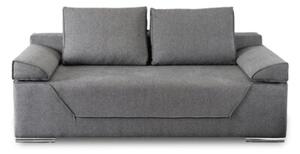 Sofa Kanapa RozkÅadana z FunkcjÄ Spania Wersalka Dwuosobowa Szara RENO