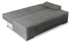 Sofa Kanapa RozkÅadana z FunkcjÄ Spania Wersalka Dwuosobowa Szara RENO