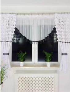 Zestaw okienny z panelem, firana gotowa