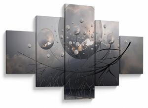 Obraz abstrakcyjnych kul (125x70 cm)