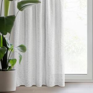 Firana gotowa EUROFIRANY Roxi 140 x 270 cm BiaÅy