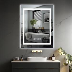 IREDA Lustro łazienkowe z oświetleniem LED, 60 x 80 cm