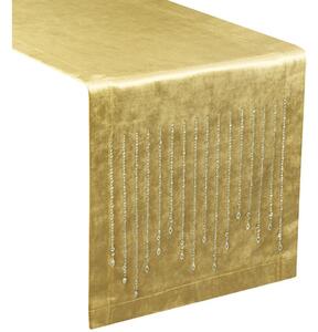 Bieżnik EUROFIRANY Royal 3 35 x 220 cm Złoty