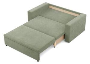Sofa dwuosobowa, BLOM, sztruks, 148x87x90 cm, oliwkowy | TYLETEGOTU